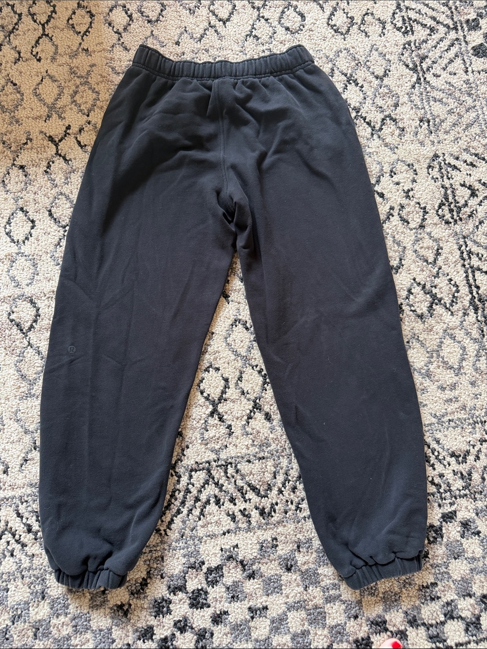 Black Jogger Sweatpants - Picture 2 of 5